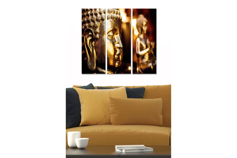 Canvastavla Spiritual 3-pack Flerfärgad - 20x50 cm - Inredning - Tavlor & konst - Canvastavlor