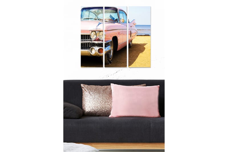 Canvastavla Transportation 3-pack Flerfärgad - 20x50 cm - Inredning - Tavlor & konst - Canvastavlor