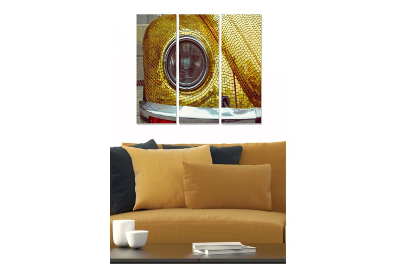 Canvastavla Transportation 3-pack Flerfärgad - 20x50 cm - Inredning - Tavlor & konst - Canvastavlor