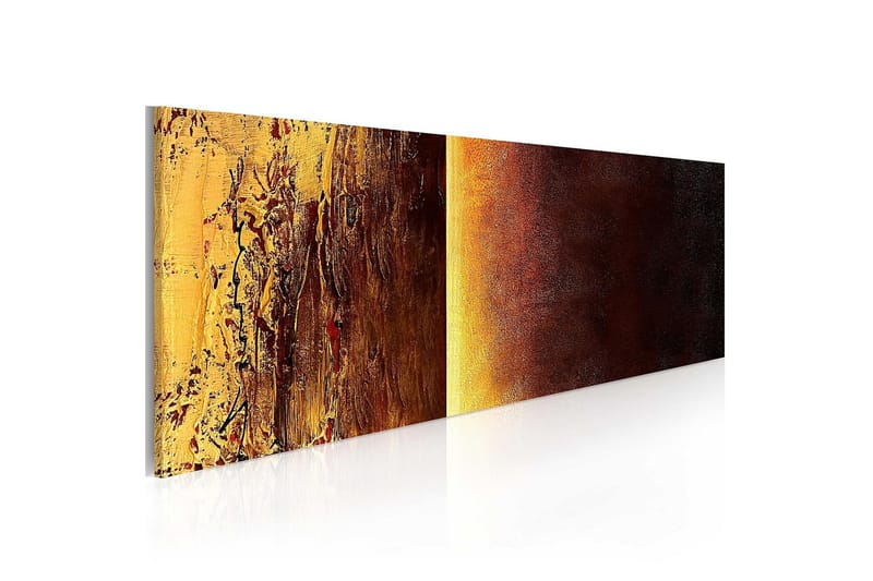 Canvastavla Två texturer 100x40 cm - Artgeist sp. z o. o. - Inredning - Tavlor & konst - Canvastavlor