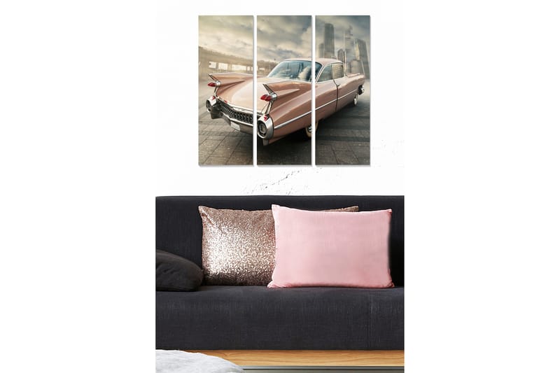 Canvastavla Vehicle 3-pack Flerfärgad - 20x50 cm - Inredning - Tavlor & konst - Canvastavlor