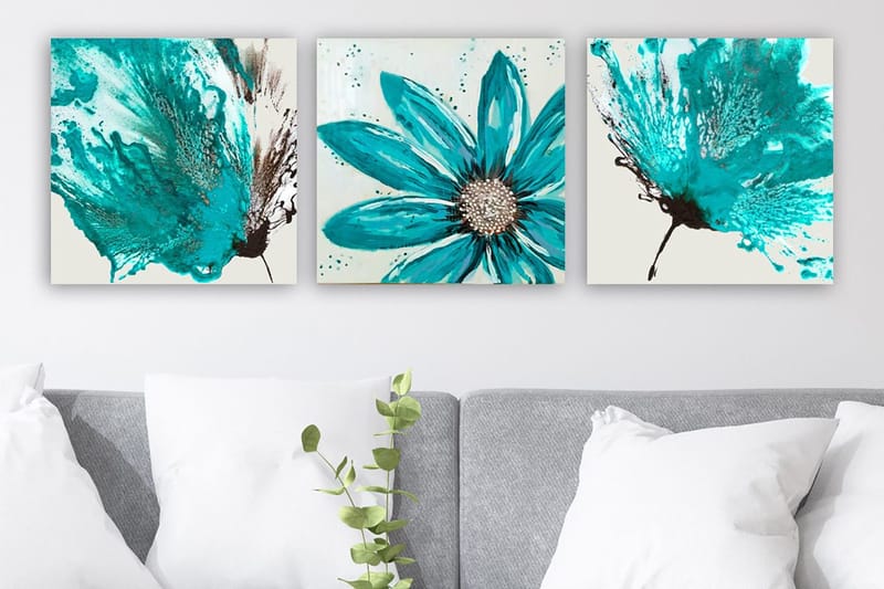 Canvastavla VP Italy 3-pack Flerfärgad, 30x30 cm