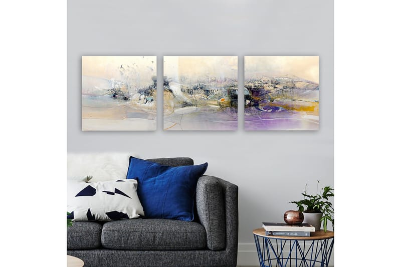 Canvastavla VP Italy 3-pack Flerfärgad - 30x30 cm - Inredning - Tavlor & konst - Canvastavlor