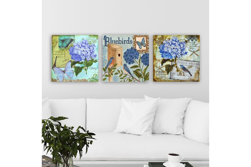 Canvastavla VP Italy 3-pack Flerfärgad - 30x30 cm - Inredning - Tavlor & konst - Canvastavlor