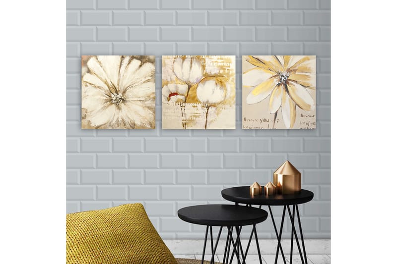 Canvastavla VP Italy 3-pack Flerfärgad - 30x30 cm - Inredning - Tavlor & konst - Canvastavlor