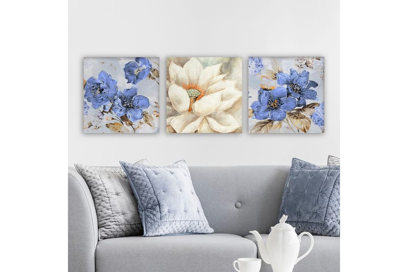 Canvastavla VP Italy 3-pack Flerfärgad - 30x30 cm - Inredning - Tavlor & konst - Canvastavlor