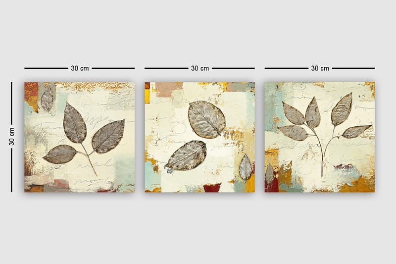 Canvastavla VP Italy 3-pack Flerfärgad - 30x30 cm - Inredning - Tavlor & konst - Canvastavlor