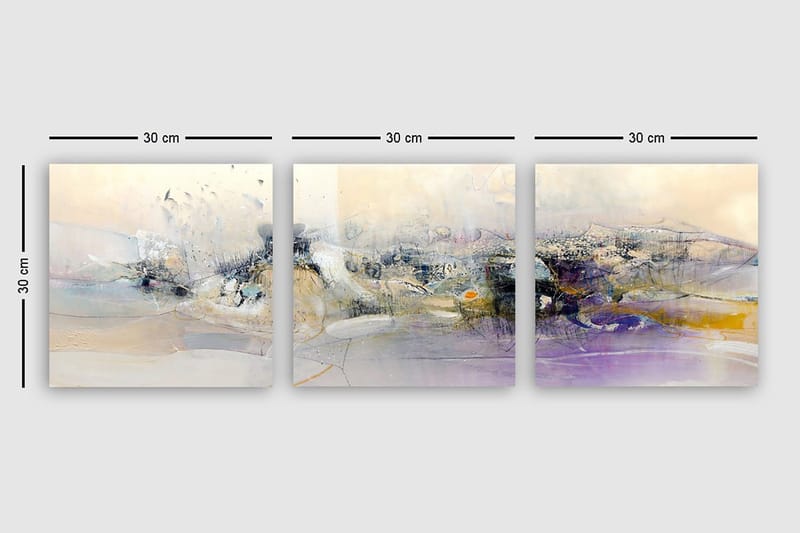 Canvastavla VP Italy 3-pack Flerfärgad - 30x30 cm - Inredning - Tavlor & konst - Canvastavlor