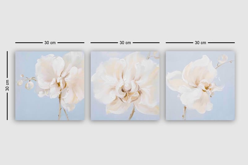 Canvastavla VP Italy 3-pack Flerfärgad - 30x30 cm - Inredning - Tavlor & konst - Canvastavlor