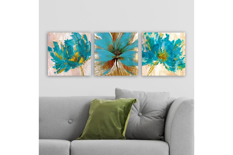 Canvastavla VP Italy 3-pack Flerfärgad - 30x30 cm - Inredning - Tavlor & konst - Canvastavlor