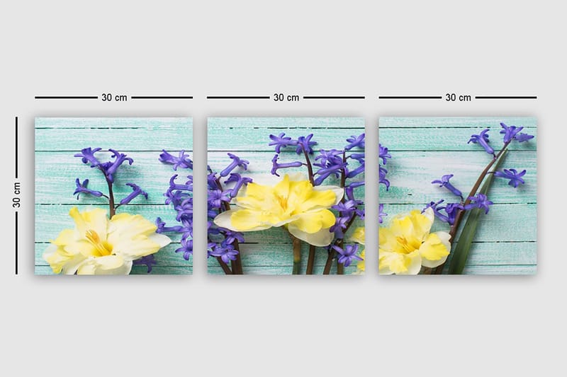 Canvastavla VP Italy 3-pack Flerfärgad - 30x30 cm - Inredning - Tavlor & konst - Canvastavlor