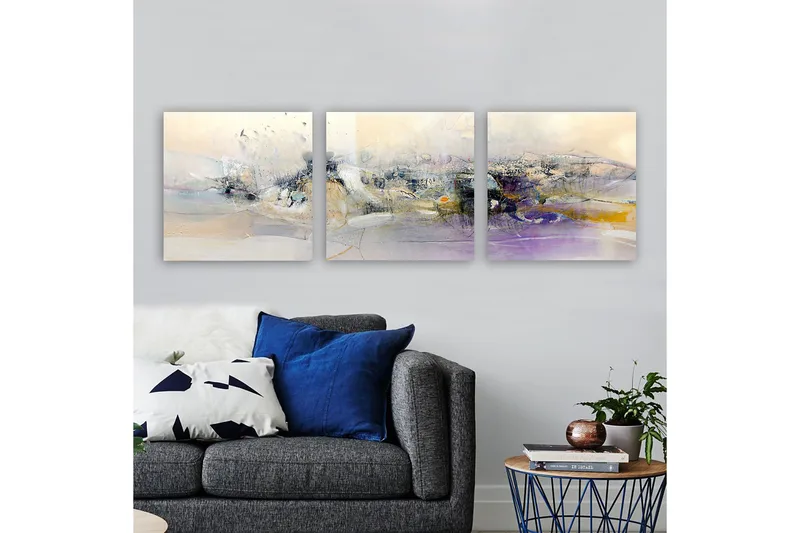 Canvastavla VP Italy 3-pack Flerfärgad - 30x30 cm - Inredning - Tavlor & konst - Canvastavlor