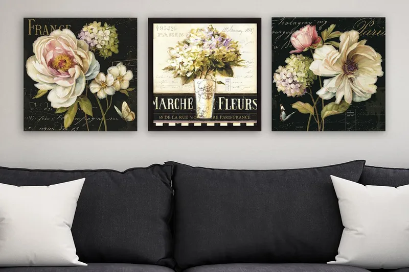 Canvastavla VP Italy 3-pack Flerfärgad, 30x30 cm