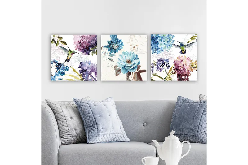 Canvastavla VP Italy 3-pack Flerfärgad - 30x30 cm - Inredning - Tavlor & konst - Canvastavlor