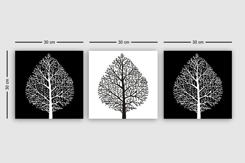 Canvastavla VP Italy 3-pack Flerfärgad - 30x30 cm - Inredning - Tavlor & konst - Canvastavlor