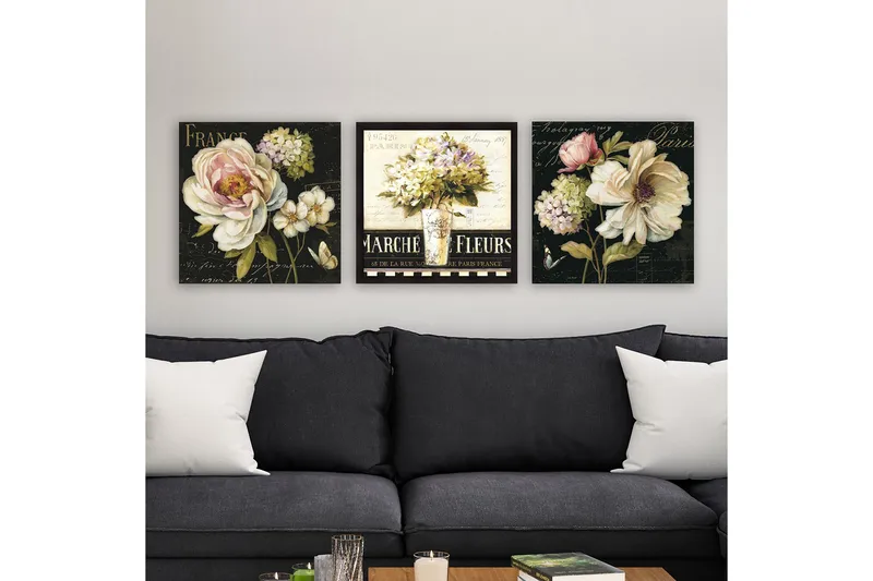 Canvastavla VP Italy 3-pack Flerfärgad - 30x30 cm - Inredning - Tavlor & konst - Canvastavlor