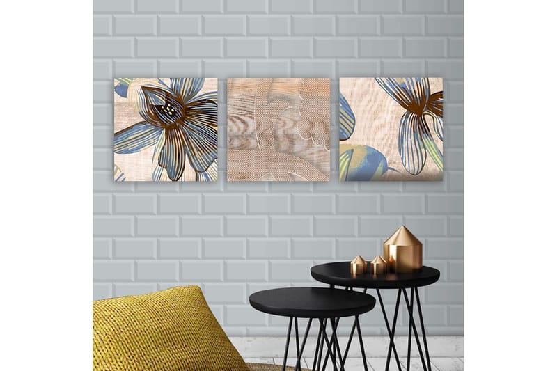 Canvastavla VP Italy 3-pack Flerfärgad - 30x30 cm - Inredning - Tavlor & konst - Canvastavlor