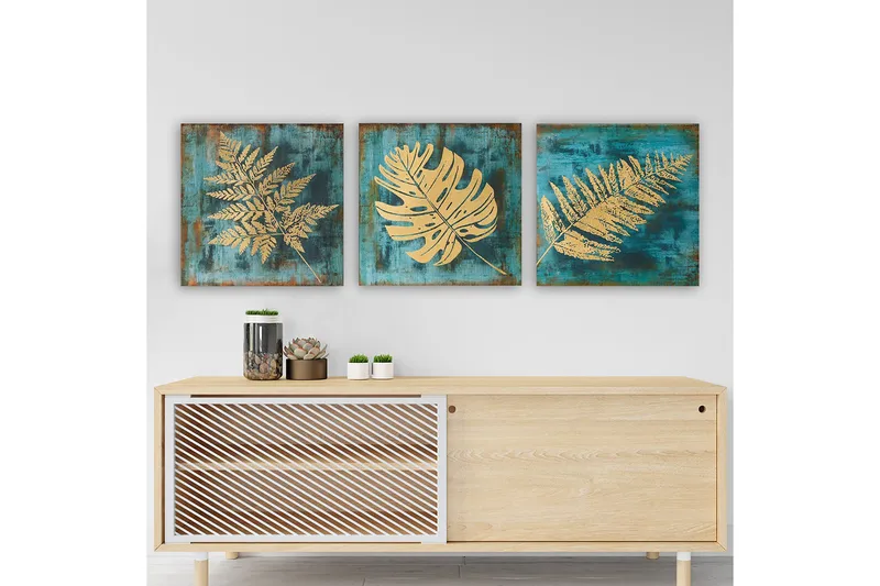 Canvastavla VP Italy 3-pack Flerfärgad - 30x30 cm - Inredning - Tavlor & konst - Canvastavlor