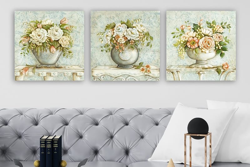 Canvastavla VP Italy 3-pack Flerfärgad, 30x30 cm