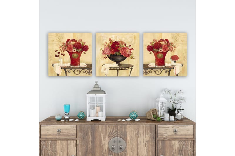 Canvastavla VP Italy 3-pack Flerfärgad - 30x30 cm - Inredning - Tavlor & konst - Canvastavlor