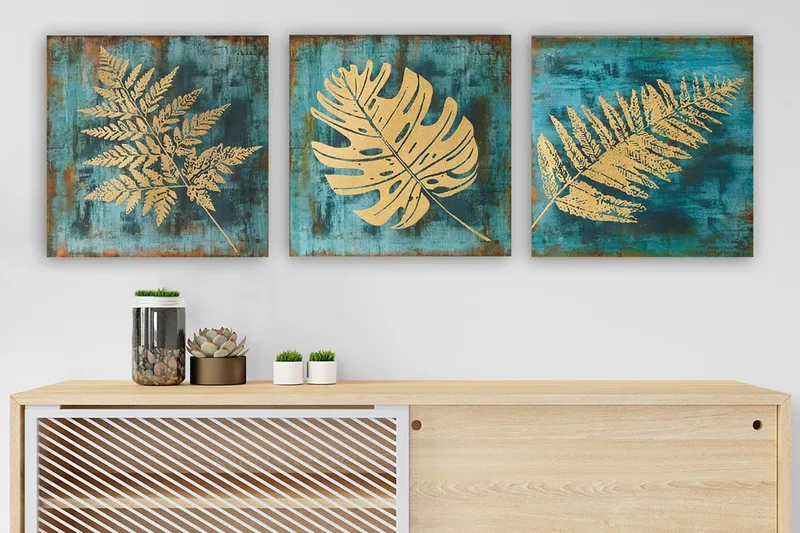 Canvastavla VP Italy 3-pack Flerfärgad, 30x30 cm