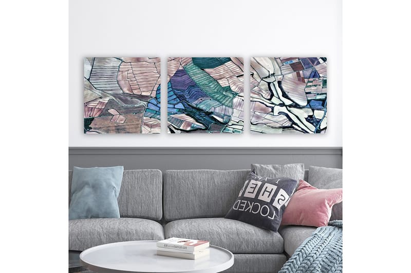 Canvastavla VP Spain 3-pack Flerfärgad - 30x30 cm - Inredning - Tavlor & konst - Canvastavlor