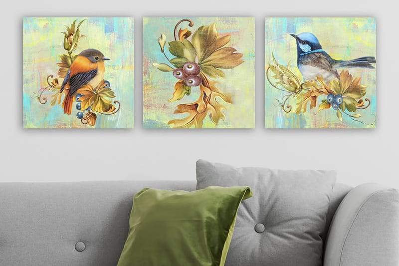 Canvastavla VP Spain 3-pack Flerfärgad, 30x30 cm