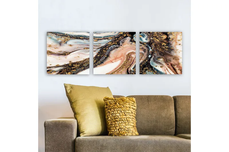 Canvastavla VP Spain 3-pack Flerfärgad - 30x30 cm - Inredning - Tavlor & konst - Canvastavlor