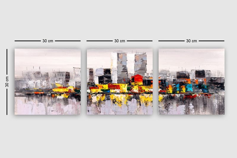 Canvastavla VP Spain 3-pack Flerfärgad - 30x30 cm - Inredning - Tavlor & konst - Canvastavlor