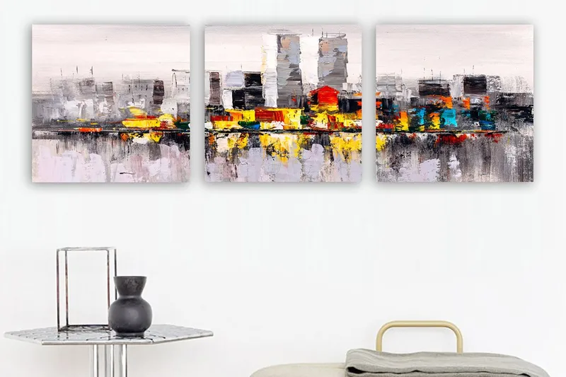 Canvastavla VP Spain 3-pack Flerfärgad, 30x30 cm