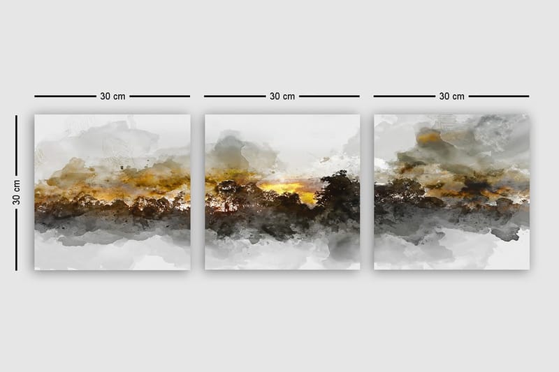 Canvastavla VP Spain 3-pack Flerfärgad - 30x30 cm - Inredning - Tavlor & konst - Canvastavlor