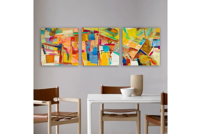 Canvastavla VP Spain 3-pack Flerfärgad - 30x30 cm - Inredning - Tavlor & konst - Canvastavlor