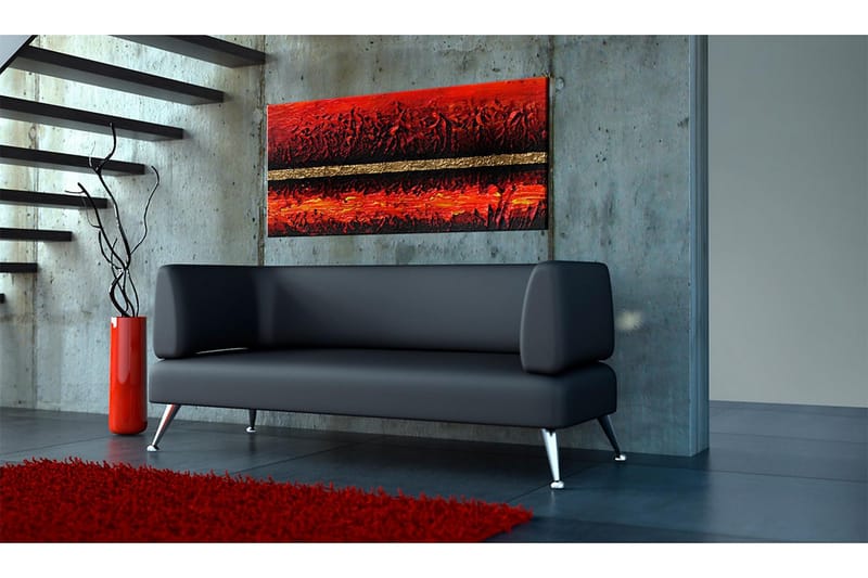 Canvastavla Vulkan utbrott 100x40 cm - Artgeist sp. z o. o. - Inredning - Tavlor & konst - Canvastavlor