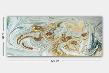 Canvastavla YTY Abstract & Fractals Flerfärgad - 120x50 cm - Inredning - Tavlor & konst - Canvastavlor