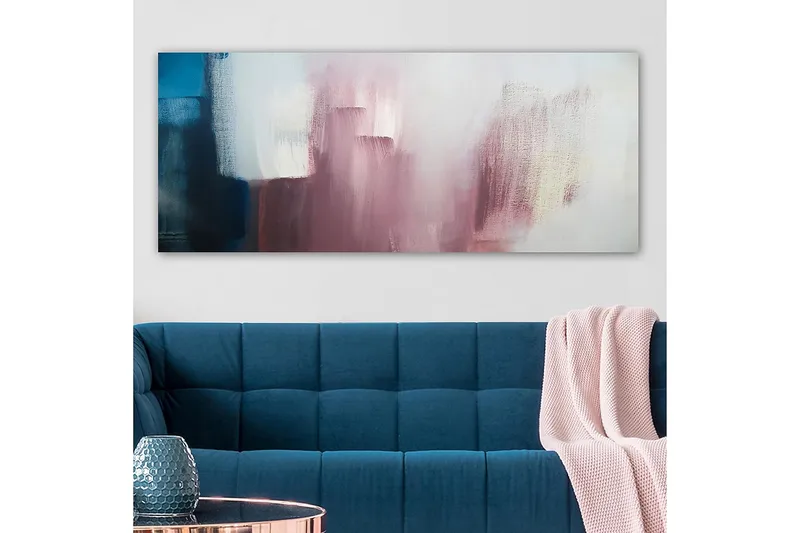 Canvastavla YTY Abstract & Fractals Flerfärgad - 120x50 cm - Inredning - Tavlor & konst - Canvastavlor