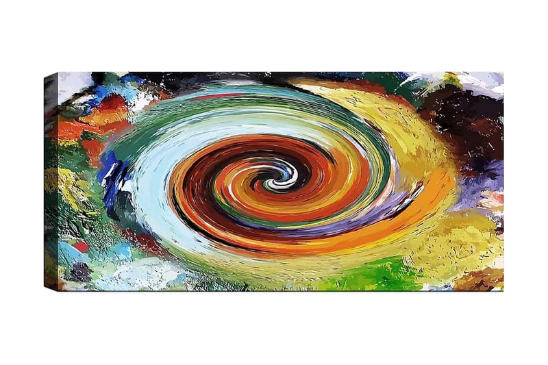 Canvastavla YTY Abstract & Fractals Flerfärgad - 120x50 cm - Inredning - Tavlor & konst - Canvastavlor