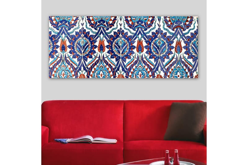 Canvastavla YTY Abstract & Fractals Flerfärgad - 120x50 cm - Inredning - Tavlor & konst - Canvastavlor
