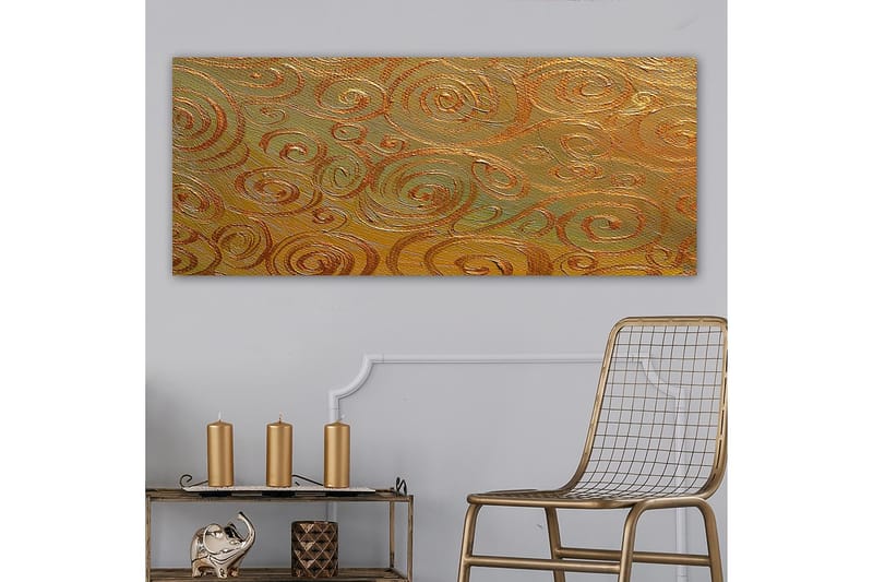 Canvastavla YTY Abstract & Fractals Flerfärgad - 120x50 cm - Inredning - Tavlor & konst - Canvastavlor