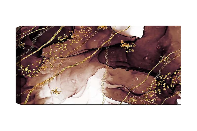 Canvastavla YTY Abstract & Fractals Flerfärgad - 120x50 cm - Inredning - Tavlor & konst - Canvastavlor