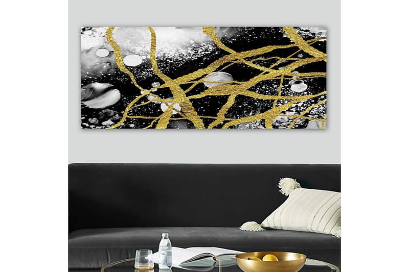 Canvastavla YTY Abstract & Fractals Flerfärgad - 120x50 cm - Inredning - Tavlor & konst - Canvastavlor