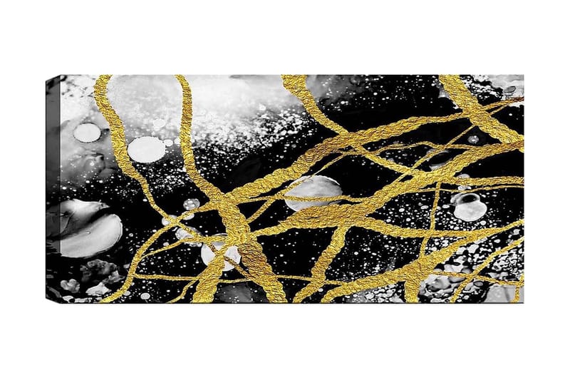 Canvastavla YTY Abstract & Fractals Flerfärgad - 120x50 cm - Inredning - Tavlor & konst - Canvastavlor