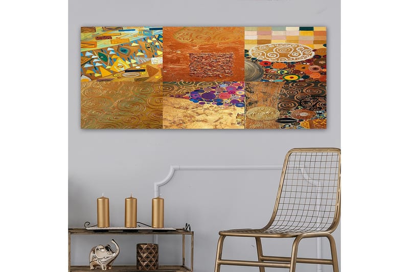 Canvastavla YTY Abstract & Fractals Flerfärgad - 120x50 cm - Inredning - Tavlor & konst - Canvastavlor