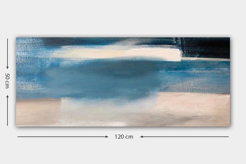Canvastavla YTY Abstract & Fractals Flerfärgad - 120x50 cm - Inredning - Tavlor & konst - Canvastavlor