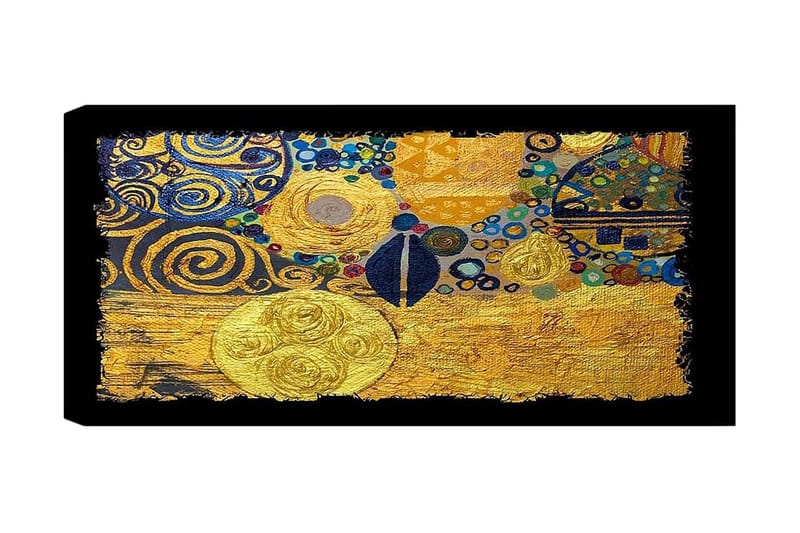 Canvastavla YTY Abstract & Fractals Flerfärgad - 120x50 cm - Inredning - Tavlor & konst - Canvastavlor