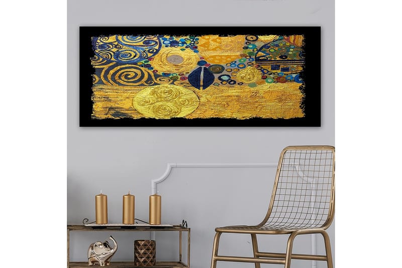 Canvastavla YTY Abstract & Fractals Flerfärgad - 120x50 cm - Inredning - Tavlor & konst - Canvastavlor