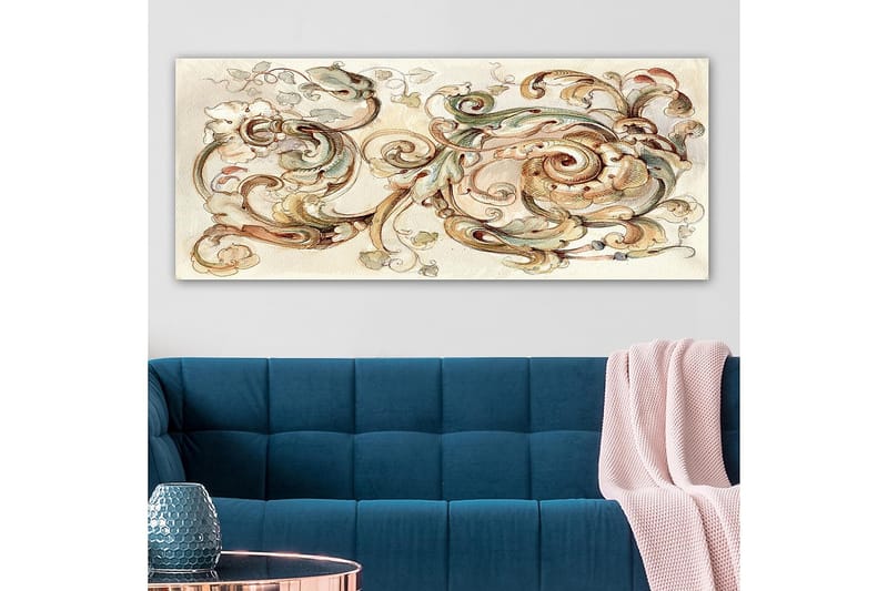 Canvastavla YTY Abstract & Fractals Flerfärgad - 120x50 cm - Inredning - Tavlor & konst - Canvastavlor