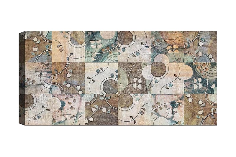 Canvastavla YTY Abstract & Fractals Flerfärgad - 120x50 cm - Inredning - Tavlor & konst - Canvastavlor