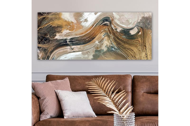 Canvastavla YTY Abstract & Fractals Flerfärgad - 120x50 cm - Inredning - Tavlor & konst - Canvastavlor