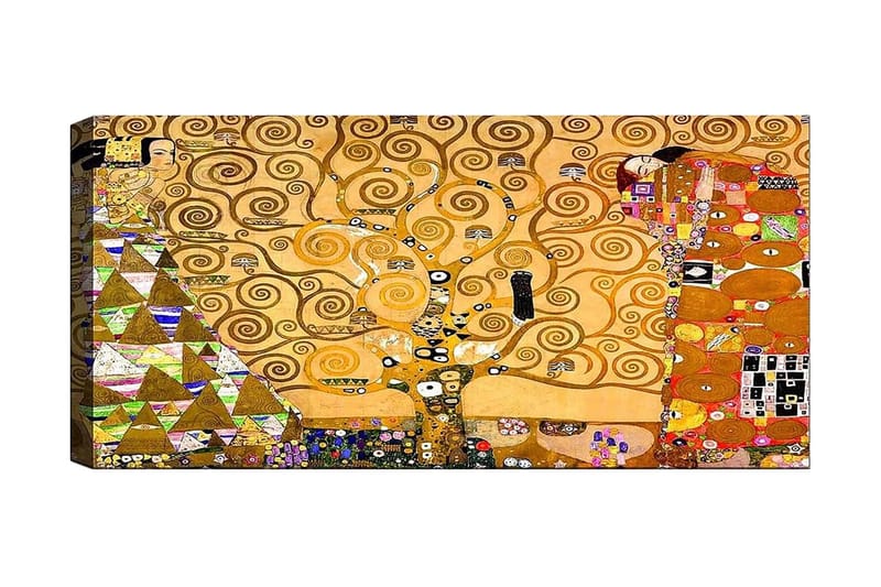 Canvastavla YTY Abstract & Fractals Flerfärgad - 120x50 cm - Inredning - Tavlor & konst - Canvastavlor