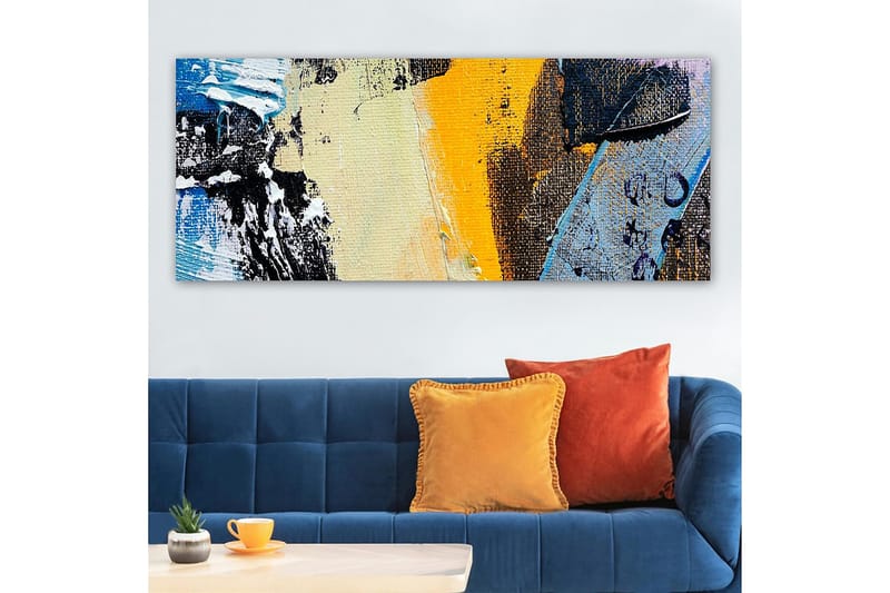 Canvastavla YTY Abstract & Fractals Flerfärgad - 120x50 cm - Inredning - Tavlor & konst - Canvastavlor